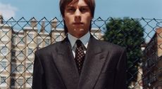 Men’s Tailoring A/W 2024 Saint Laurent suit photographed on London street